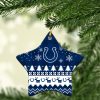 NFL Indianapolis Colts Ugly Christmas Star Ornament