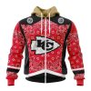 NFL Kansas City Chiefs Custom Name Number Classic Style Zip Up Hoodie