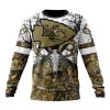 NFL Kansas City Chiefs Custom Name Number Deer Skull And Forest Sweatshirt