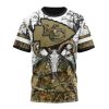 NFL Kansas City Chiefs Custom Name Number Deer Skull And Forest T-Shirt