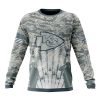 NFL Kansas City Chiefs Custom Name Number Honor US Air Force Veterans Sweatshirt