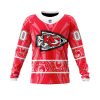 NFL Kansas City Chiefs Custom Name Number Native With Samoa Culture Sweatshirt
