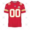 NFL Kansas City Chiefs Custom Name Number Red Home Jersey T-Shirt