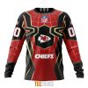 NFL Kansas City Chiefs Custom Name Number Spider Man Sweatshirt
