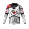 NFL Kansas City Chiefs Custom Name Number Star Wars Sweatshirt