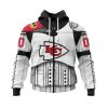 NFL Kansas City Chiefs Custom Name Number Star Wars Zip Up Hoodie