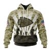 NFL Kansas City Chiefs Custom Name Number Veterans And Families Pullover Hoodie