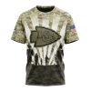 NFL Kansas City Chiefs Custom Name Number Veterans And Families T-Shirt