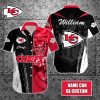 NFL Kansas City Chiefs Custom Name Special Half Tone Mascot Hawaiian Shirt