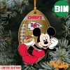 NFL Kansas City Chiefs Mickey Custom Shaped Ornament