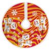 NFL Kansas City Chiefs Snowman Sherpa Christmas Tree Skirt