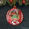 NFL Kansas City Chiefs Stadium View Round Ornament