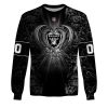 NFL Las Vegas Raiders Custom Name Number Rose Dragon Sweatshirt