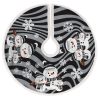 NFL Las Vegas Raiders Snowman Sherpa Christmas Tree Skirt