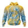 NFL Los Angeles Chargers Childhood Cancers Zip Up Hoodie
