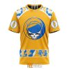 NFL Los Angeles Chargers Custom Name Number Grateful Dead T-Shirt