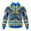 NFL Los Angeles Chargers Custom Name Number Native Concepts Zip Up Hoodie