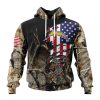 NFL Los Angeles Chargers Custom Name Number Special Camo Realtree Pullover Hoodie