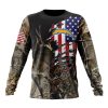 NFL Los Angeles Chargers Custom Name Number Special Camo Realtree Sweatshirt