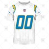 NFL Los Angeles Chargers Custom Name Number White Road Jersey T-Shirt