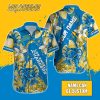 NFL Los Angeles Chargers Custom Name Special Tropical Fruit Hawaiian Shirt