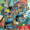 NFL Los Angeles Chargers Custom Name Special Vintage Style Hawaiian Shirt
