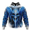 NFL Los Angeles Chargers Special Kits With Skull Zip Up Hoodie