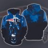 NFL New England Patriots Jason Voorhees Night Pullover Hoodie