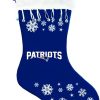 NFL New England Patriots Snowflake Christmas Socks