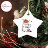 NFL New England Patriots White Star Ornament