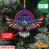 NFL New York Giants Custom Name US Eagle Custom Shaped Ornament