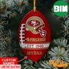 NFL San Francisco 49ers Custom Name EST 1946 Custom Shaped Ornament