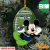 NFL Seattle Seahawks Mickey Custom Shaped Ornament