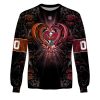 NFL Tampa Bay Buccaneers Custom Name Number Rose Dragon Sweatshirt