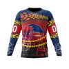 AFL Adelaide Crows Custom Name Number Special Off-Road Concept Sweater
