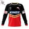 NRL Dolphins Custom Name Number 2024 Alternate Jersey Sweatshirt