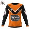 NRL Wests Tigers Custom Name Number 2024 Away Jersey Sweatshirt