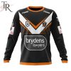 NRL Wests Tigers Custom Name Number 2024 Home Jersey Sweatshirt