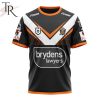 NRL Wests Tigers Custom Name Number 2024 Home Jersey T-Shirt