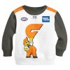 AFL Greater Western Sydney Giants Custom Name Number The Simpsons Guernsey Kids Sweatshirt