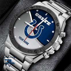 NFL Indianapolis Colts Custom Name Gifts For Fans SteelStorm Watch