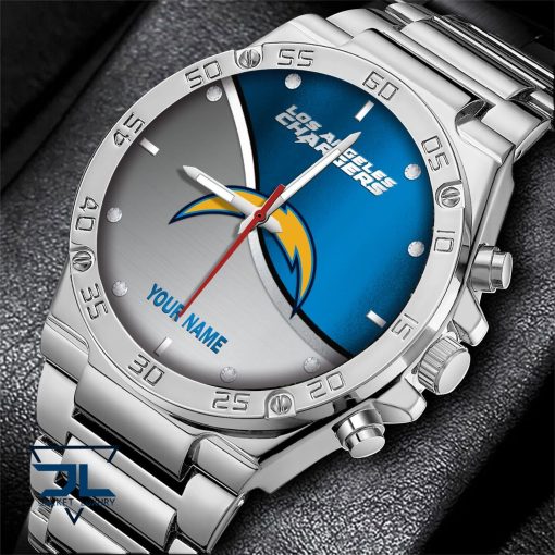 NFL Los Angeles Chargers Custom Name Gifts For Fans SteelStorm Watch