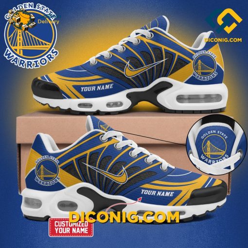 NBA Golden State Warriors Custom Name New Edition Air Max Plus Shoes