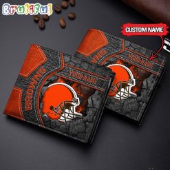 NFL Cleveland Browns Custom Name Special Edition Wallet