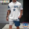 NFL Dallas Cowboys Logo Team Design T-Shirt And Shorts