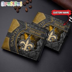 NFL New Orleans Saints Custom Name Special Edition Wallet