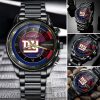 NFL New York Giants Custom Name Fan Gifts Steel Watch