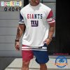 NFL New York Giants Logo Team Design T-Shirt And Shorts