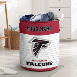 NFL Atlanta Falcons Custom Name Gift For Fans Laundry Basket