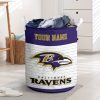 NFL Baltimore Ravens Custom Name Gift For Fans Laundry Basket